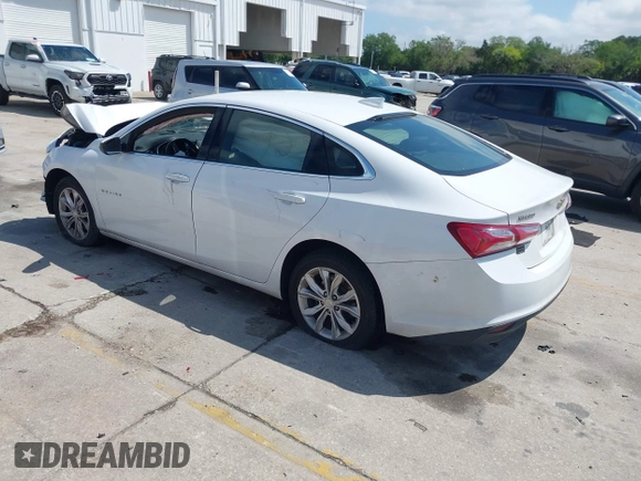 2020 Chevrolet Malibu LT with VIN 1G1ZD5ST9LF076407, listed as a IAAI auction lot 41920057 with Not Provided miles and . Bid and sale history available at DreamBid. Image 3.