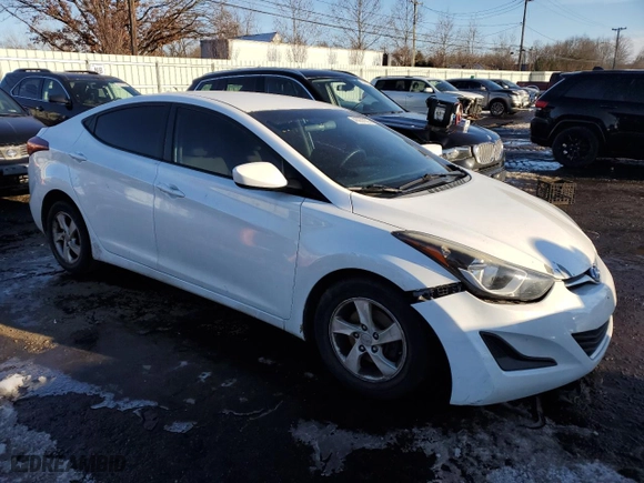 2015 Hyundai Elantra Limited with VIN 5NPDH4AE1FH597974, listed as a Copart auction lot 46057675 with 195,116 mi miles and Clean Title. Bid and sale history available at carsss.com. Image 4.