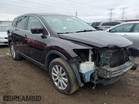 2008 Mazda CX-9 Touring with VIN JM3TB28A980132998, listed as a Copart auction lot 85040104 with 203,688 mi miles and Salvage Title. Bid and sale history available at carsss.com. Image 4.