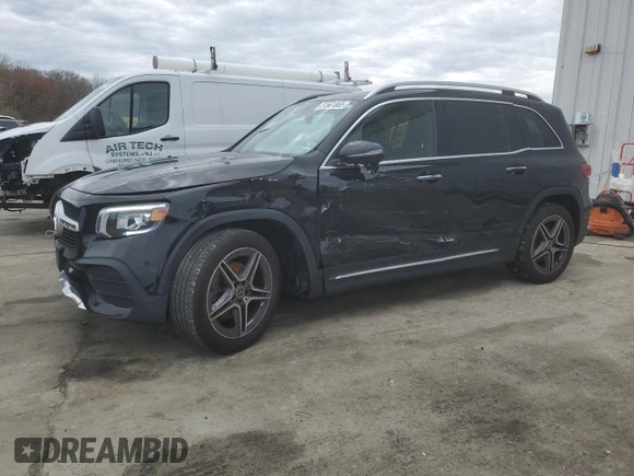 2022 Mercedes-Benz GLB 250 z VIN W1N4M4HB3NW202086, wystawiony jako Copart lot #51661865 z przebiegiem 76 350 mil mil oraz Szkoda całkowita • Salvage title. Historia ofert i sprzedaży dostępna na DreamBid. Obrazek 1.