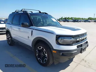 2023 Ford Bronco Sport Outer Banks with VIN 3FMCR9C69PRE08543, listed as a IAAI auction lot 42086724 with 20,003 mi miles and . Bid and sale history available at DreamBid. Image 1.
