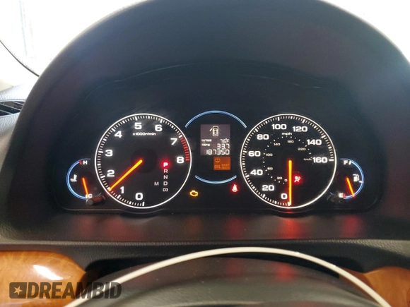 2005 Acura TSX with VIN JH4CL968X5C010626, listed as a Copart auction lot 63658785 with 187,350 mi miles and Salvage title. Bid and sale history available at DreamBid. Image 9.