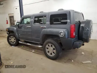 2008 Hummer H3 SUV with VIN 5GTEN13E488154656, listed as a Copart auction lot 76597614 with 189,629 mi miles and Salvage Title. Bid and sale history available at carsss.com. Image 2.