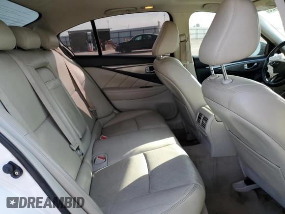2014 Infiniti Q50 Premium with VIN JN1BV7AP2EM674006, listed as a Copart auction lot 52134725 with 144,321 mi miles and Salvage Title. Bid and sale history available at carsss.com. Image 10.