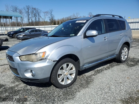 2010 Mitsubishi Outlander SE with VIN JA4AS3AW3AZ014906, listed as a Copart auction lot 46475185 with 127,310 mi miles and Salvage Title. Bid and sale history available at carsss.com. Image 1.