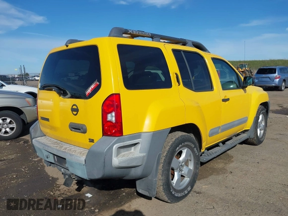 2005 Nissan Xterra S with VIN 5N1AN08U05C628803, listed as a IAAI auction lot 41525766 with 170,539 mi miles. Bid and sale history available at carsss.com. Image 4.