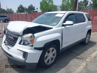 2017 GMC Terrain SLE with VIN 2GKALMEK2H6318433, listed as a IAAI auction lot 42174009 with 187,538 mi miles. Bid and sale history available at carsss.com. Image 2.