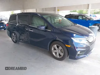 2018 Honda Odyssey EX z VIN 5FNRL6H56JB070610, wystawiony jako IAAI lot #42569647 z przebiegiem 78 554 mil mil oraz . Historia ofert i sprzedaży dostępna na DreamBid. Obrazek 1.