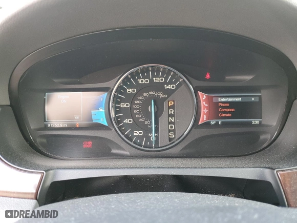 2013 Ford Edge Limited with VIN 2FMDK4KC0DBB87542, listed as a Copart auction lot 48284695 with 91,252 mi miles and Salvage Title. Bid and sale history available at carsss.com. Image 9.
