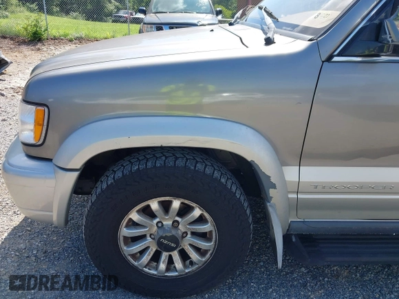 2000 Isuzu Trooper S with VIN JACDJ58X8Y7J10132, listed as a IAAI auction lot 42731475 with 161,020 mi miles and . Bid and sale history available at DreamBid. Image 15.