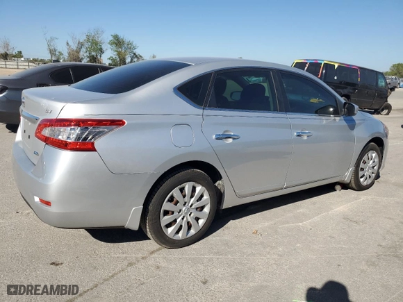 2014 Nissan Sentra SV with VIN 3N1AB7AP3EL696658, listed as a Copart auction lot 48518985 with 44,327 mi miles and Non Repairable. Bid and sale history available at carsss.com. Image 3.