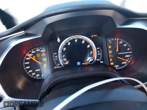 2019 Chevrolet Corvette 1LT with VIN 1G1YB2D79K5110379, listed as a Copart auction lot 73098202 with 20,706 mi miles. Bid and sale history available at carsss.com. Image 9.