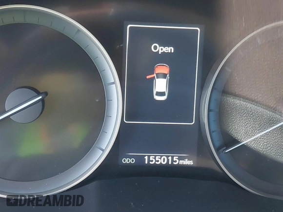 2018 Lexus ES with VIN 58ABK1GG7JU091598, listed as a IAAI auction lot 41712081 with 155,015 mi miles. Bid and sale history available at carsss.com. Image 14.