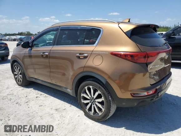 2017 Kia Sportage EX with VIN KNDPN3ACXH7169164, listed as a Copart auction lot 53031165 with 51,793 mi miles and Salvage Title. Bid and sale history available at carsss.com. Image 2.