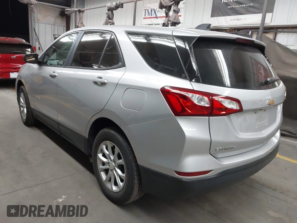 2020 Chevrolet Equinox LS with VIN 2GNAXHEV2L6150150, listed as a IAAI auction lot 41644602 with 100,140 mi miles and . Bid and sale history available at DreamBid. Image 3.