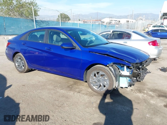 2024 Hyundai Elantra SEL with VIN KMHLM4DG7RU751436, listed as a IAAI auction lot 41882763 with 11,447 mi miles and . Bid and sale history available at DreamBid. Image 1.