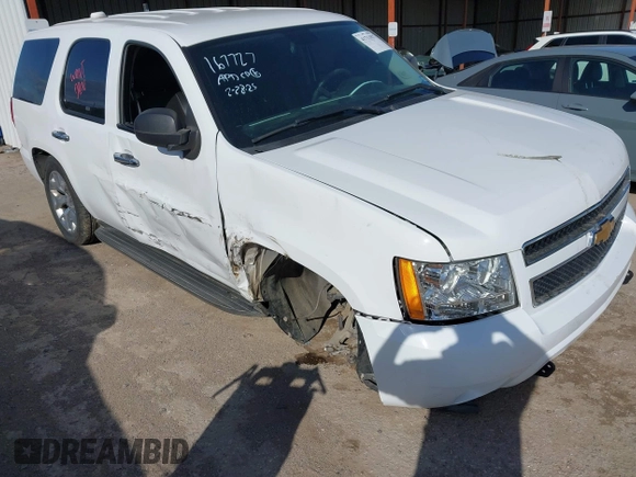 2013 Chevrolet Tahoe Commercial with VIN 1GNLC2E06DR348757, listed as a IAAI auction lot 41711877 with 163,473 mi miles and . Bid and sale history available at DreamBid. Image 6.