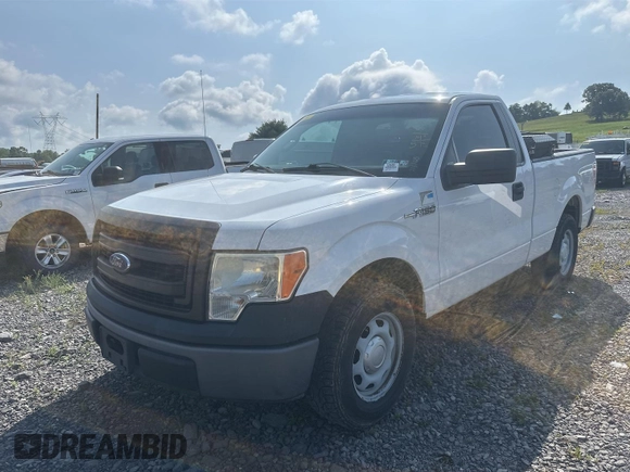2014 Ford F-150 XL with VIN 1FTMF1CM2EKE59420, listed as a IAAI auction lot 42819177 with 57,030 mi miles and . Bid and sale history available at DreamBid. Image 24.