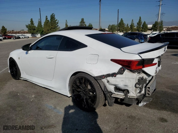 2015 Lexus RC 350 with VIN JTHHE5BC1F5011186, listed as a Copart auction lot 67211244 with 74,524 mi miles and Salvage Title. Bid and sale history available at carsss.com. Image 2.