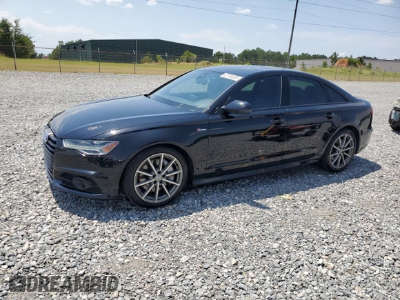 2017 Audi A6 Premium Plus with VIN WAUF2AFC9HN049141, listed as a Copart auction lot 62705535 with 80,614 mi miles and Salvage title. Bid and sale history available at DreamBid. Image 1.