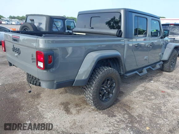 2021 Jeep Gladiator Willys с VIN 1C6HJTAG7ML513528, выставлен на аукционе IAAI как лот 42438235 с пробегом 83 334 миль миль и . История ставок и продаж доступна на DreamBid. Изображение 4.