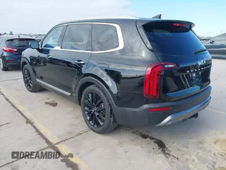 2022 Kia Telluride SX with VIN 5XYP54HC8NG318696, listed as a IAAI auction lot 41609437 with 38,263 mi miles and . Bid and sale history available at DreamBid. Image 3.
