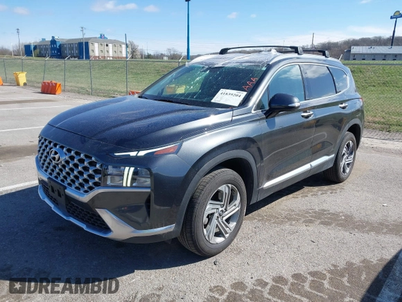 2022 Hyundai Santa Fe SEL with VIN 5NMS3DAJ8NH474669, listed as a IAAI auction lot 41839204 with 51,353 mi miles. Bid and sale history available at carsss.com. Image 2.