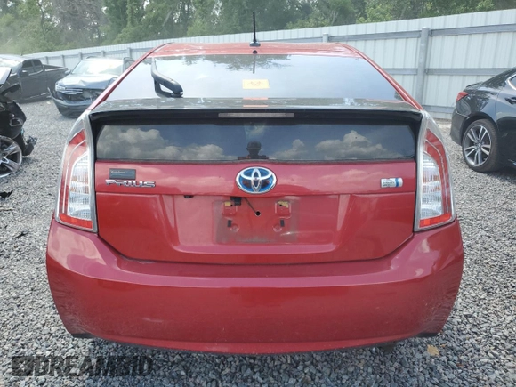 2014 Toyota Prius Four with VIN JTDKN3DUXE1755697, listed as a Copart auction lot 52238425 with 103,928 mi miles and Salvage Title. Bid and sale history available at carsss.com. Image 6.