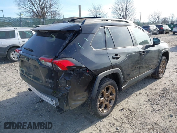 2024 Toyota RAV4 Hybrid LE with VIN 2T3UWRFV3RW210950, listed as a IAAI auction lot 41650143 with 18,005 mi miles and . Bid and sale history available at DreamBid. Image 4.