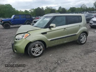 2011 Kia Soul + with VIN KNDJT2A24B7209744, listed as a Copart auction lot 53837615 with 195,720 mi miles and Salvage Title. Bid and sale history available at carsss.com. Image 1.