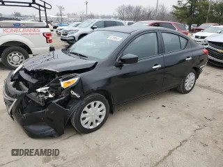 2015 Nissan Versa SV with VIN 3N1CN7APXFL879816, listed as a Copart auction lot 43759545 with 160,566 mi miles and Salvage title. Bid and sale history available at DreamBid. Image 1.