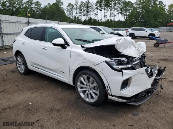 2021 Buick Envision Avenir with VIN LRBFZRR49MD194647, listed as a Copart auction lot 66044024 with 41,745 mi miles and Salvage Title. Bid and sale history available at carsss.com. Image 4.