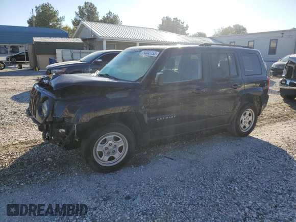 2013 Jeep Patriot Sport z VIN 1C4NJPBA3DD130144, wystawiony jako Copart lot #74302753 z przebiegiem 128 813 mil mil oraz Szkoda całkowita • Salvage title. Historia ofert i sprzedaży dostępna na DreamBid. Obrazek 1.