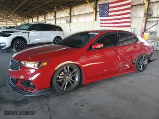 2019 Acura TLX w/A-Spec Pkg with VIN 19UUB3F64KA005810, listed as a Copart auction lot 46754625 with 138,790 mi miles and Salvage Title. Bid and sale history available at carsss.com. Image 1.