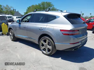 2024 Genesis GV80 with VIN KMUHBDSB7RU164027, listed as a IAAI auction lot 41847987 with 20,092 mi miles and . Bid and sale history available at DreamBid. Image 3.
