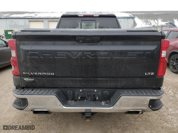 2020 Chevrolet Silverado 1500 LTZ with VIN 1GCRYGED2LZ295039, listed as a Copart auction lot 87745895 with 77,238 mi miles and Clean Title. Bid and sale history available at carsss.com. Image 6.