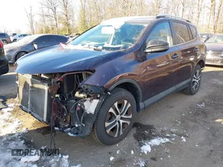 2016 Toyota RAV4 LE with VIN 2T3BFREV5GW516232, listed as a IAAI auction lot 41406075 with 62,333 mi miles. Bid and sale history available at carsss.com. Image 2.