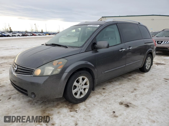2007 Nissan Quest S with VIN 5N1BV28UX7N111516, listed as a Copart auction lot 83789084 with 369,266 mi miles and Clean Title. Bid and sale history available at carsss.com. Image 1.