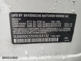 2017 BMW X5 xDrive35i with VIN 5UXKR0C55H0U54132, listed as a Copart auction lot 47471295 with 149,512 mi miles and Clean Title. Bid and sale history available at carsss.com. Image 12.