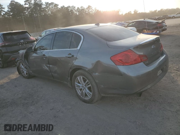2015 Infiniti Q40 with VIN JN1CV6AR0FM650630, listed as a Copart auction lot 82579604 with 104,324 mi miles and Salvage Title. Bid and sale history available at carsss.com. Image 2.