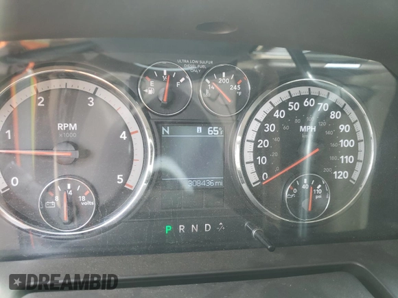 2010 Dodge Ram 2500 SLT with VIN 3D7UT2CL6AG118163, listed as a Copart auction lot 66914594 with 308,436 mi miles and Salvage Title. Bid and sale history available at carsss.com. Image 9.
