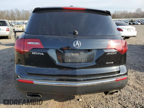 2010 Acura MDX Technology with VIN 2HNYD2H48AH529505, listed as a Copart auction lot 50682825 with 122,832 mi miles and Salvage Title. Bid and sale history available at DreamBid. Image 6.