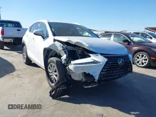 2021 Lexus NX with VIN JTJDARBZ2M5029228, listed as a IAAI auction lot 41717757 with 64,612 mi miles. Bid and sale history available at carsss.com. Image 1.