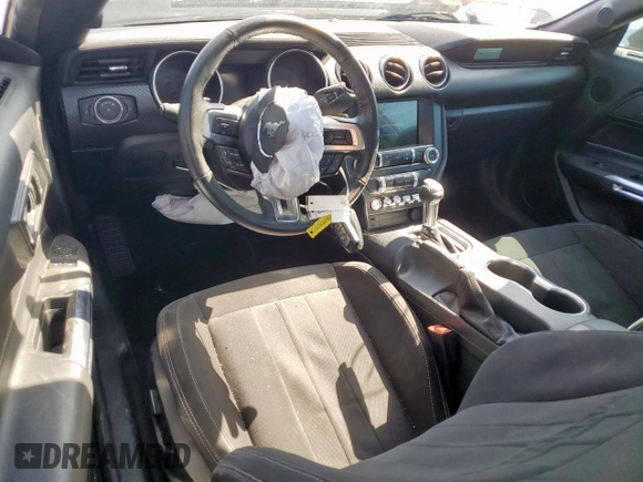 2021 Ford Mustang EcoBoost with VIN 1FA6P8TH7M5126618, listed as a Copart auction lot 48795835 with Not Provided miles and Salvage Title. Bid and sale history available at DreamBid. Image 8.