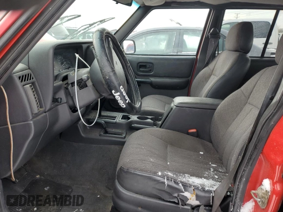 2000 Jeep Cherokee Classic with VIN 1J4FF58S8YL112559, listed as a Copart auction lot 45050345 with 306,498 mi miles and Salvage Title. Bid and sale history available at carsss.com. Image 7.