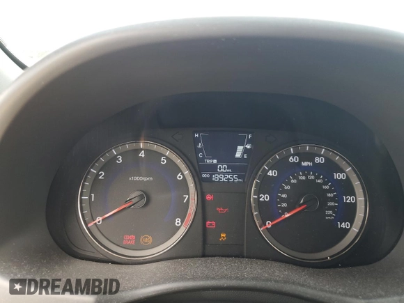2014 Hyundai Accent GLS with VIN KMHCT4AE7EU638117, listed as a Copart auction lot 49816955 with 189,255 mi miles and Salvage Title. Bid and sale history available at carsss.com. Image 9.