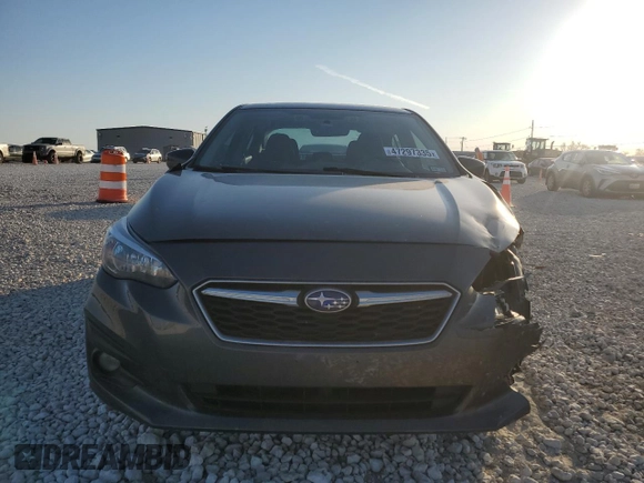 2018 Subaru Impreza Premium with VIN 4S3GKAD60J3608615, listed as a Copart auction lot 47297335 with 69,339 mi miles and Salvage title. Bid and sale history available at DreamBid. Image 5.