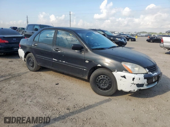 2006 Mitsubishi Lancer ES with VIN JA3AJ26E26U023604, listed as a Copart auction lot 59511315 with 267,581 mi miles and Salvage title. Bid and sale history available at DreamBid. Image 4.