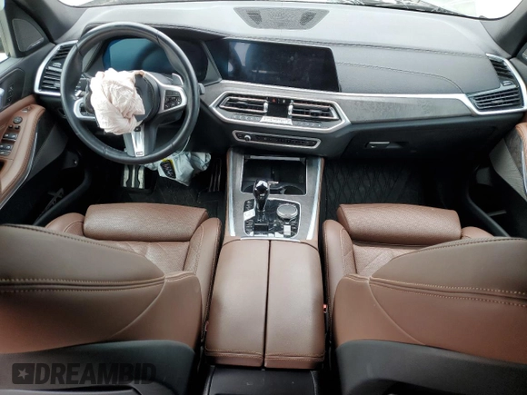 2023 BMW X5 xDrive45e with VIN 5UXTA6C08P9N43769, listed as a Copart auction lot 48232655 with 0 mi miles and Salvage Title. Bid and sale history available at carsss.com. Image 8.