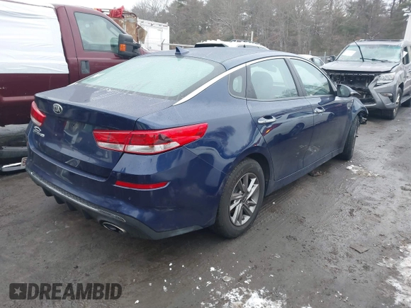 2019 Kia Optima LX with VIN 5XXGT4L37KG312708, listed as a IAAI auction lot 41518703 with 84,983 mi miles. Bid and sale history available at carsss.com. Image 4.